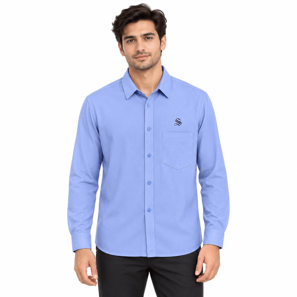 Xuka - Long Sleeves Shirt for Men - Sarman Fashion - Wholesale Clothing Fashion Brand for Men from Canada