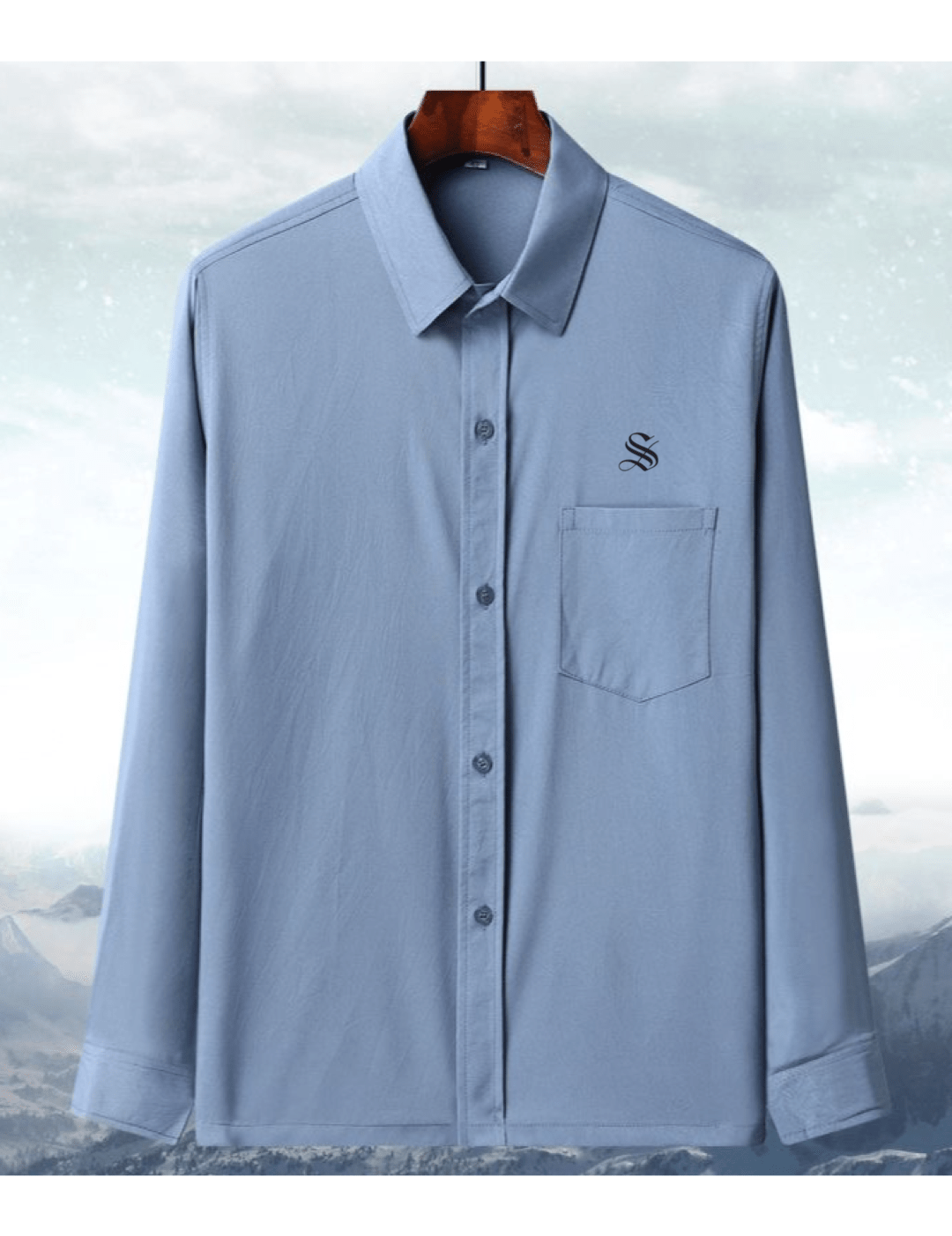 Xuka - Long Sleeves Shirt for Men - Sarman Fashion - Wholesale Clothing Fashion Brand for Men from Canada