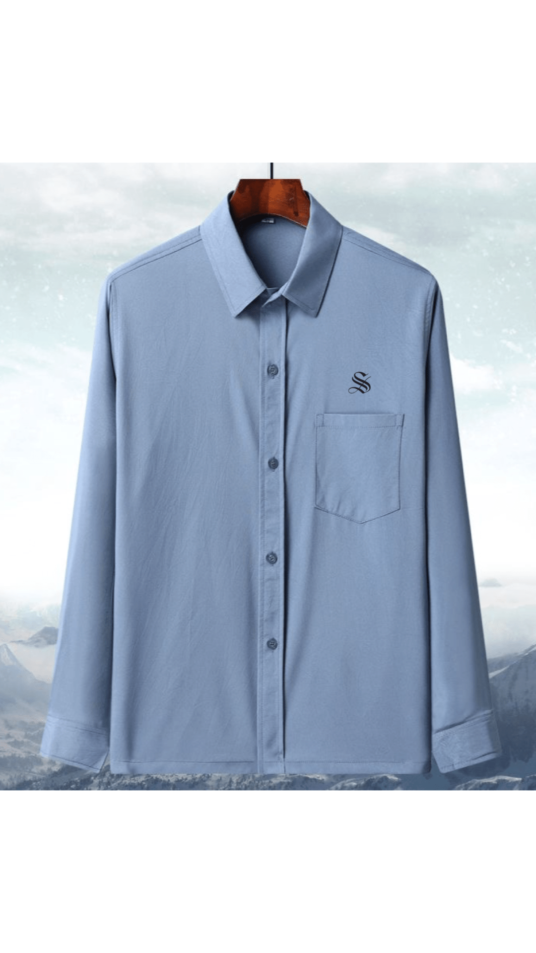 Xuka - Long Sleeves Shirt for Men - Sarman Fashion - Wholesale Clothing Fashion Brand for Men from Canada