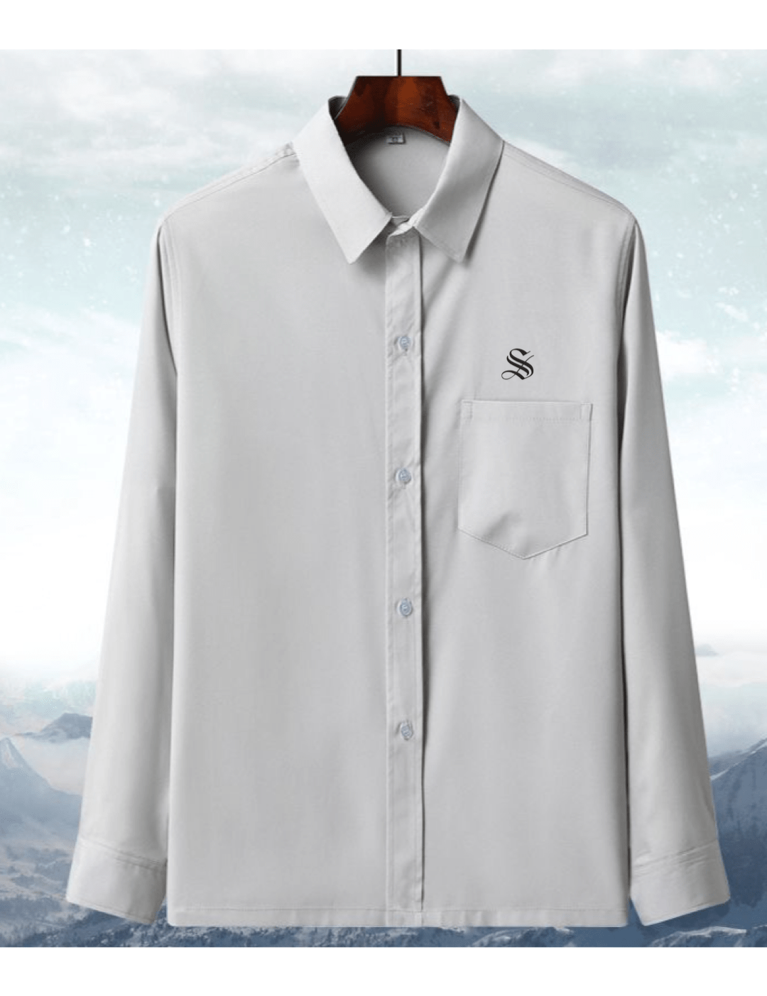Xuka - Long Sleeves Shirt for Men - Sarman Fashion - Wholesale Clothing Fashion Brand for Men from Canada