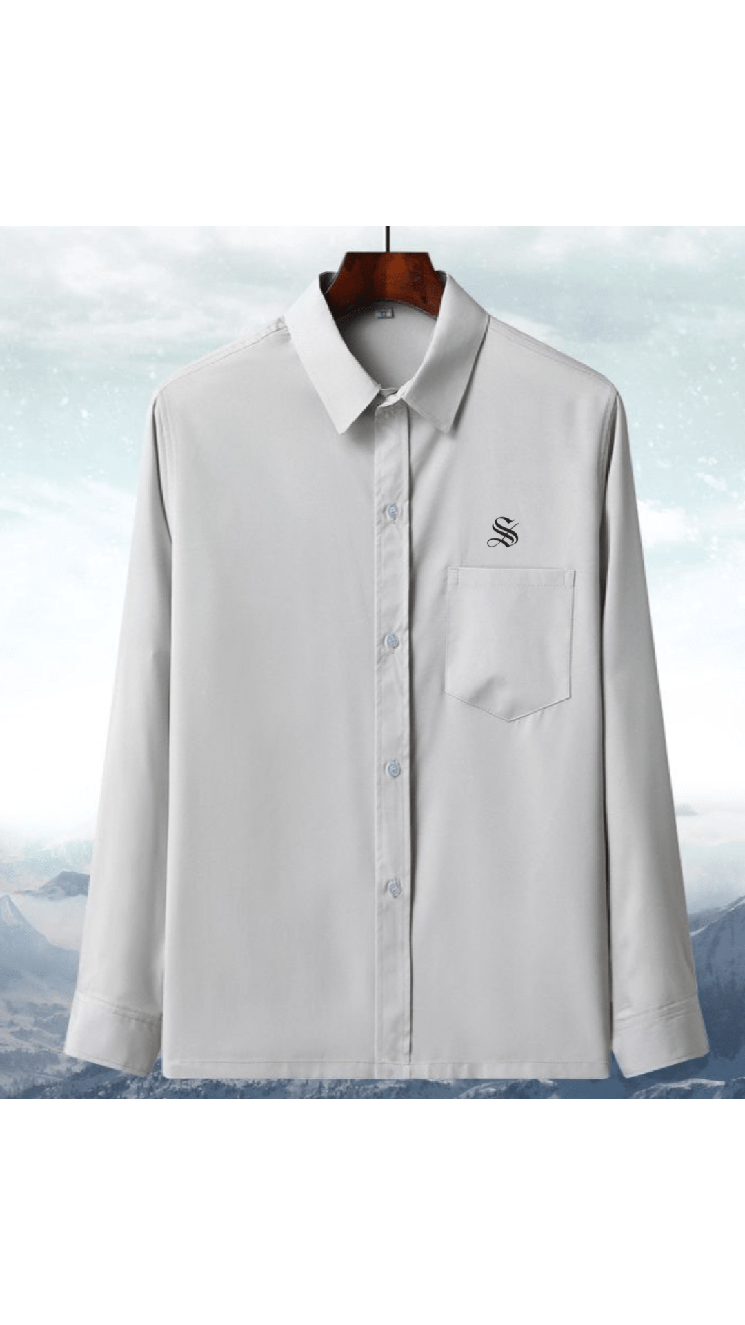 Xuka - Long Sleeves Shirt for Men - Sarman Fashion - Wholesale Clothing Fashion Brand for Men from Canada