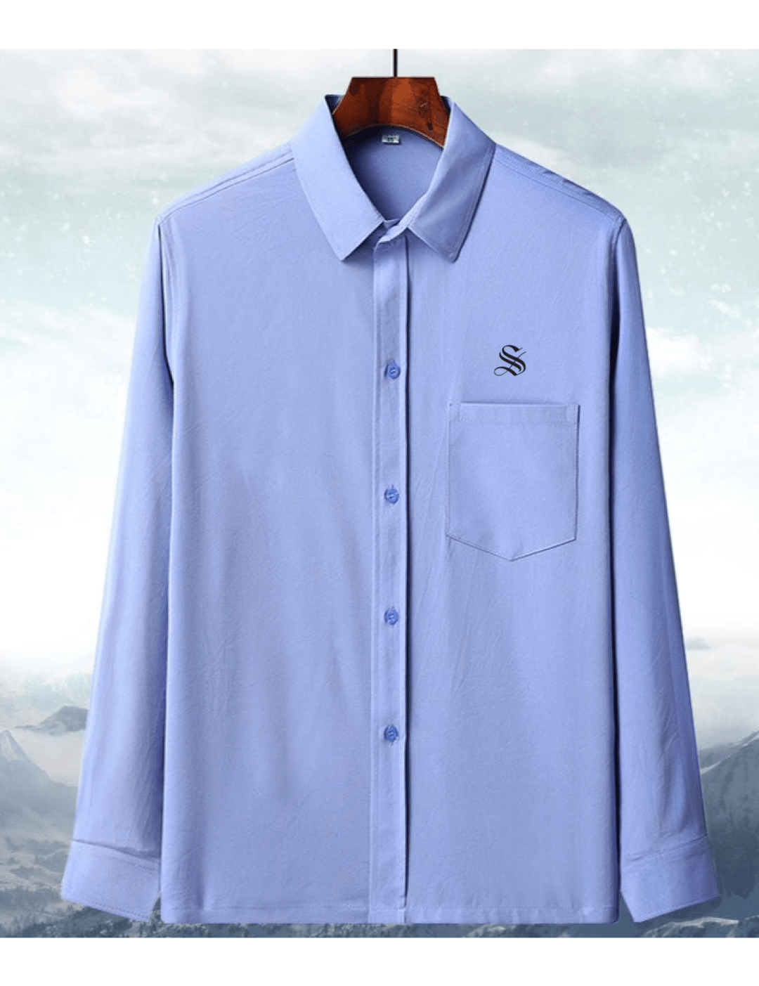 Xuka - Long Sleeves Shirt for Men - Sarman Fashion - Wholesale Clothing Fashion Brand for Men from Canada