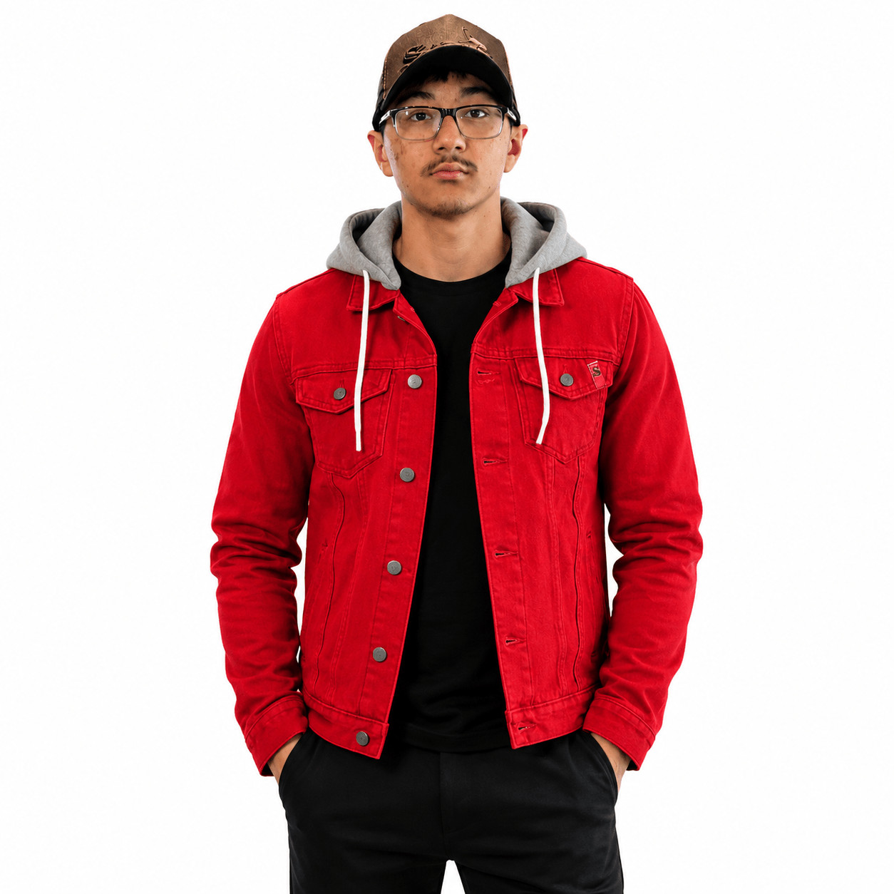 XUOPA - Long Sleeve Jeans Jacket for Men - Sarman Fashion - Wholesale Clothing Fashion Brand for Men from Canada