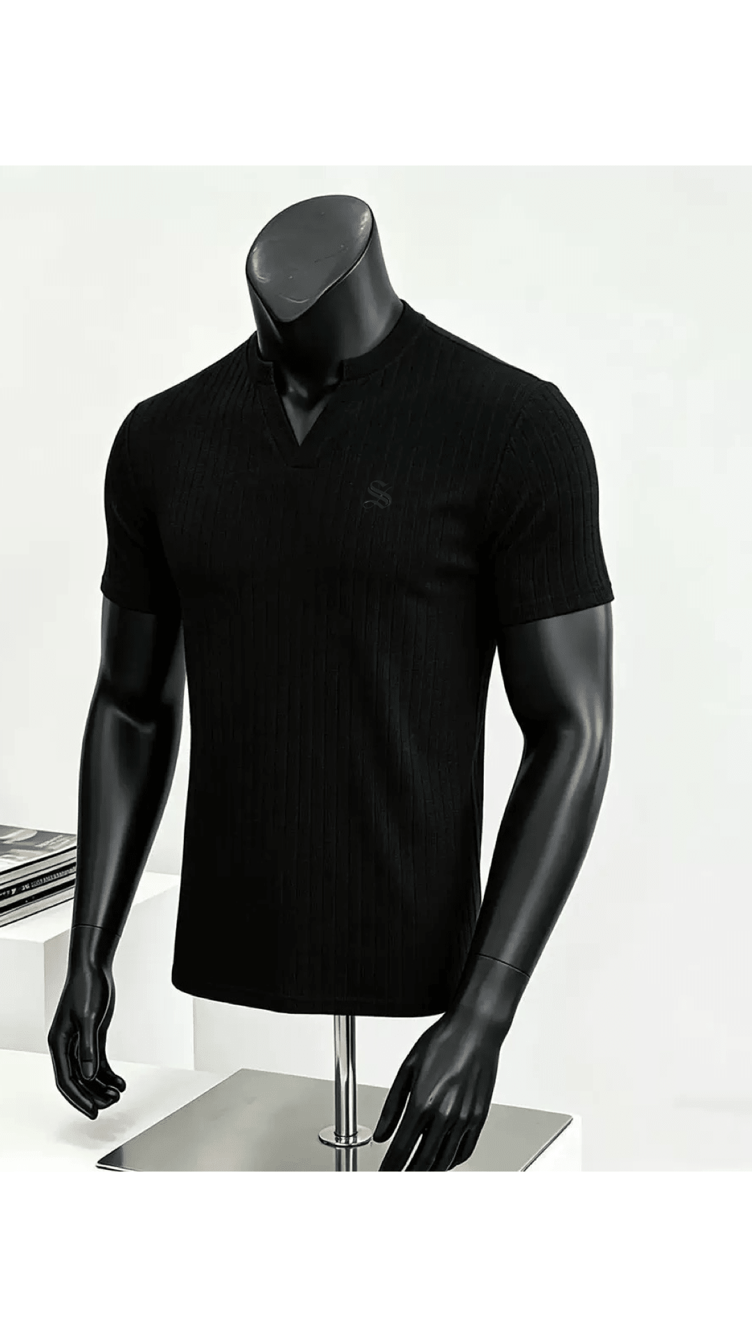 Xurki 5 - V - Neck T-Shirt for Men - Sarman Fashion - Wholesale Clothing Fashion Brand for Men from Canada