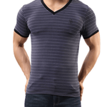 Xurki - V - Neck T-Shirt for Men - Sarman Fashion - Wholesale Clothing Fashion Brand for Men from Canada