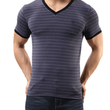 Xurki - V - Neck T-Shirt for Men - Sarman Fashion - Wholesale Clothing Fashion Brand for Men from Canada