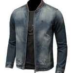 XUUH - Long Sleeve Jeans Jacket for Men - Sarman Fashion - Wholesale Clothing Fashion Brand for Men from Canada