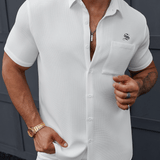 Xuzibo 10 - Short Sleeves Shirt for Men - Sarman Fashion - Wholesale Clothing Fashion Brand for Men from Canada