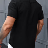 Xuzibo 10 - Short Sleeves Shirt for Men - Sarman Fashion - Wholesale Clothing Fashion Brand for Men from Canada