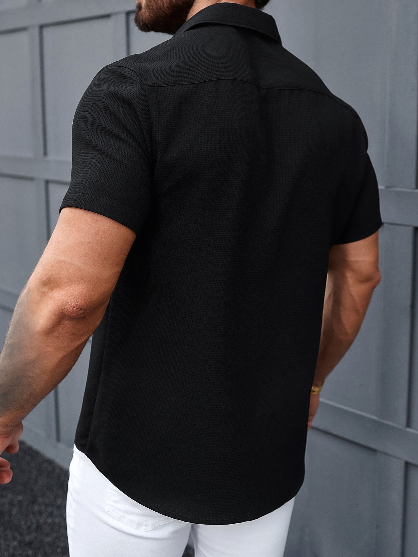 Xuzibo 10 - Short Sleeves Shirt for Men - Sarman Fashion - Wholesale Clothing Fashion Brand for Men from Canada