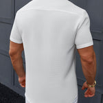 Xuzibo 10 - Short Sleeves Shirt for Men - Sarman Fashion - Wholesale Clothing Fashion Brand for Men from Canada
