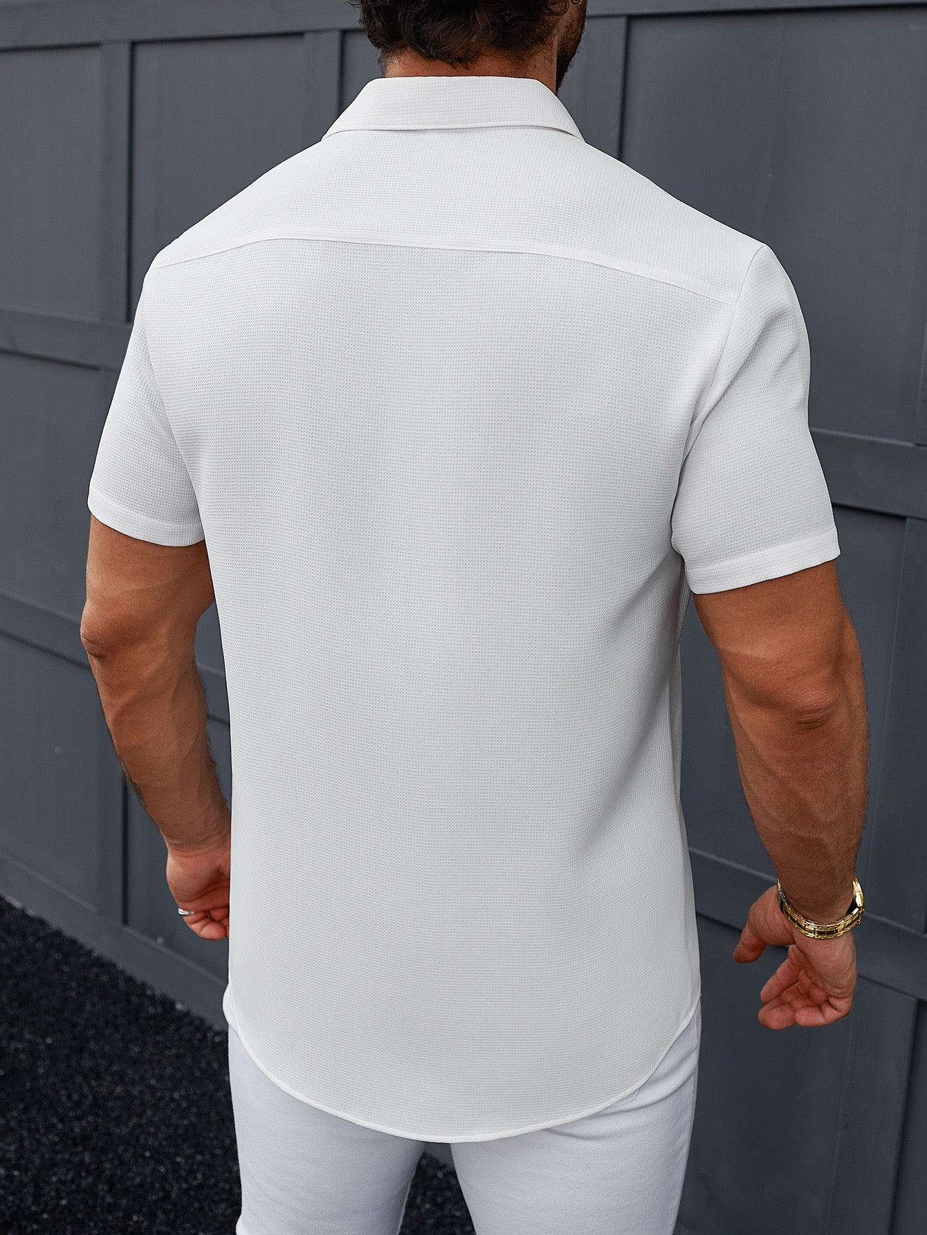 Xuzibo 10 - Short Sleeves Shirt for Men - Sarman Fashion - Wholesale Clothing Fashion Brand for Men from Canada