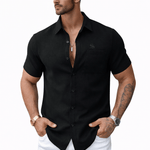 Xuzibo 10 - Short Sleeves Shirt for Men - Sarman Fashion - Wholesale Clothing Fashion Brand for Men from Canada