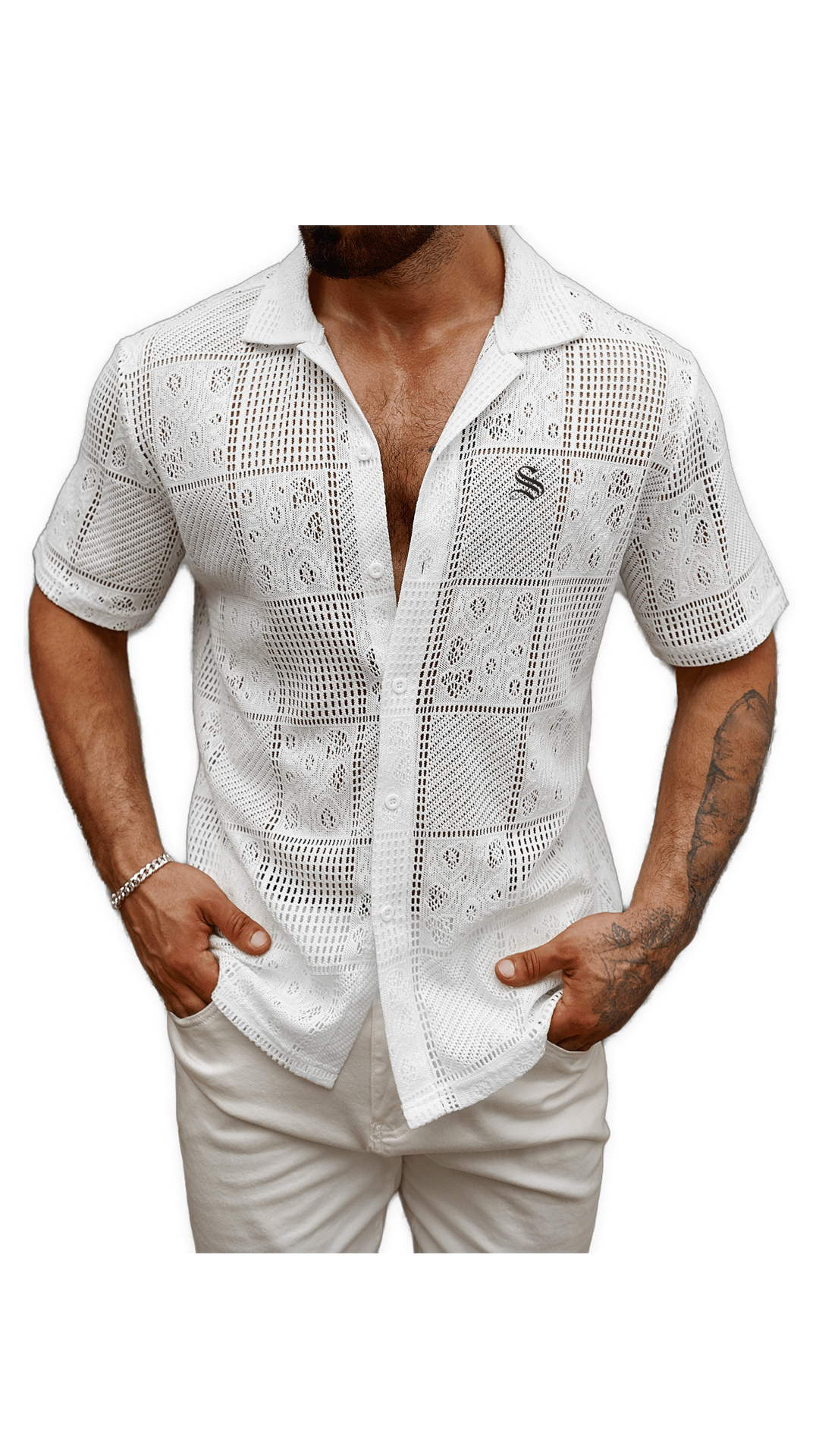 Xuzibo 11 - Short Sleeves Shirt for Men - Sarman Fashion - Wholesale Clothing Fashion Brand for Men from Canada