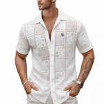 Xuzibo 11 - Short Sleeves Shirt for Men - Sarman Fashion - Wholesale Clothing Fashion Brand for Men from Canada