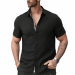 Xuzibo 14 - Short Sleeves Shirt for Men - Sarman Fashion - Wholesale Clothing Fashion Brand for Men from Canada