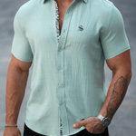 Xuzibo 14 - Short Sleeves Shirt for Men - Sarman Fashion - Wholesale Clothing Fashion Brand for Men from Canada