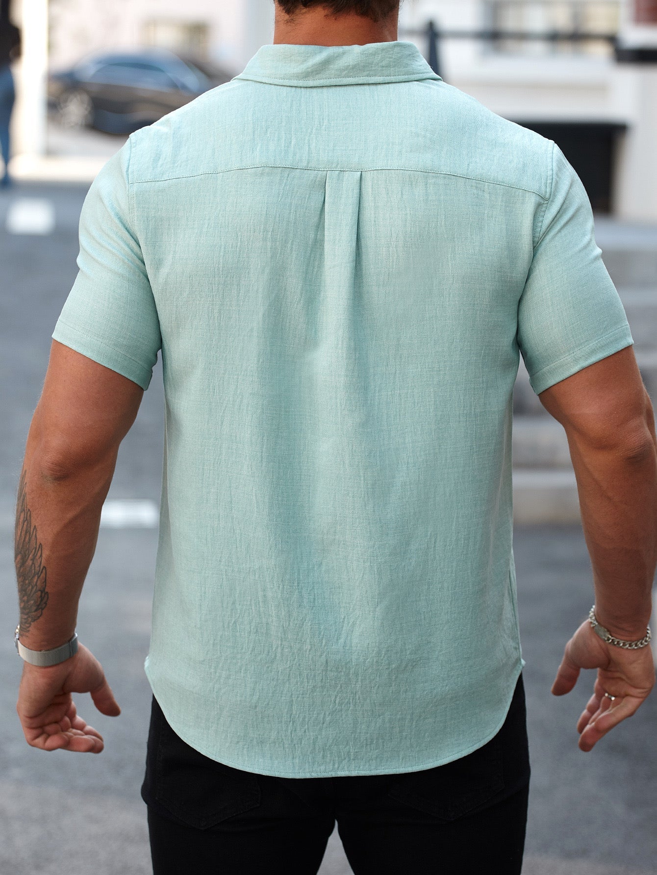 Xuzibo 14 - Short Sleeves Shirt for Men - Sarman Fashion - Wholesale Clothing Fashion Brand for Men from Canada