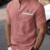 Xuzibo 15 - Short Sleeves Shirt for Men - Sarman Fashion - Wholesale Clothing Fashion Brand for Men from Canada