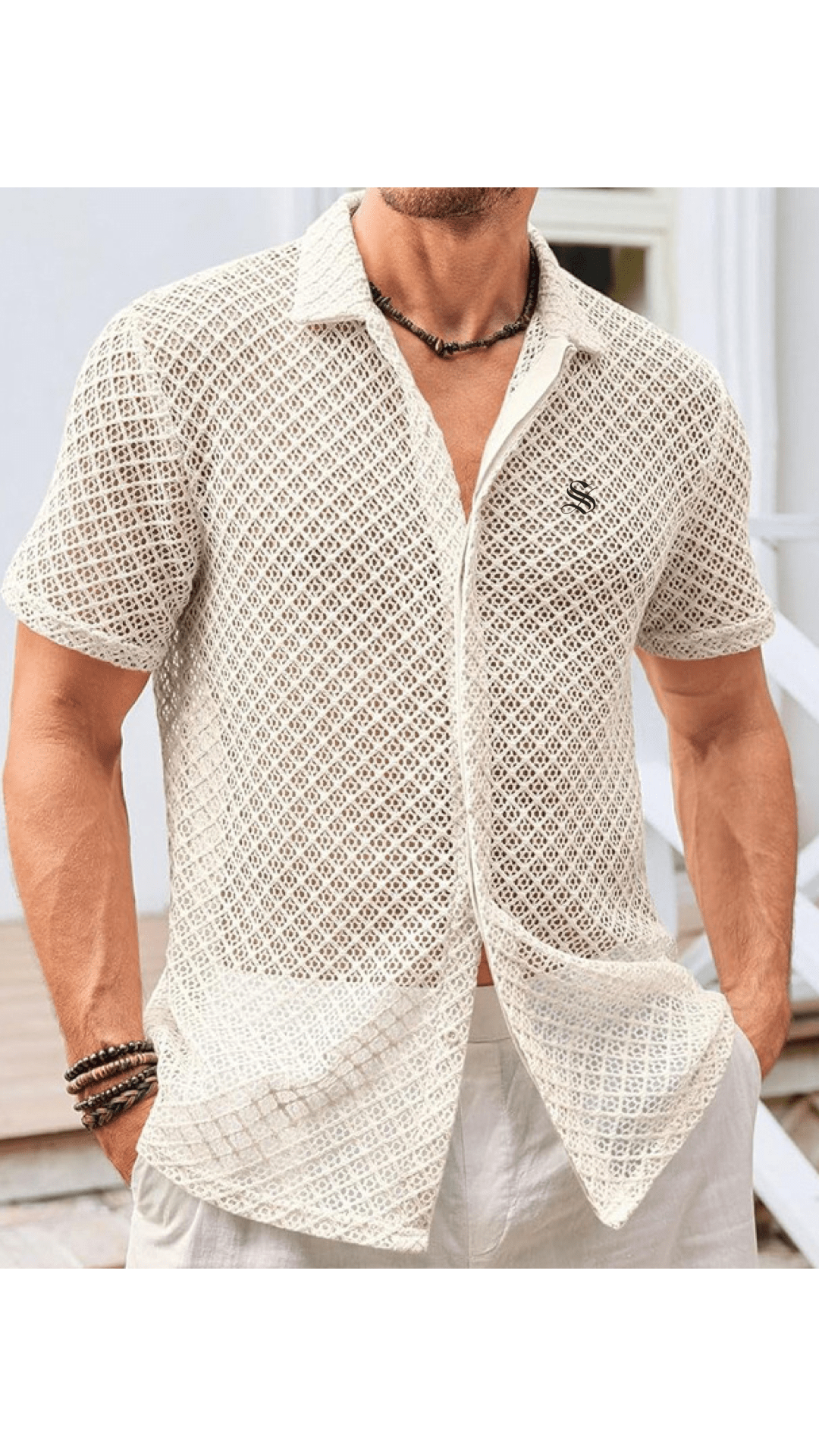 Xuzibo 16 - Short Sleeves Shirt for Men - Sarman Fashion - Wholesale Clothing Fashion Brand for Men from Canada