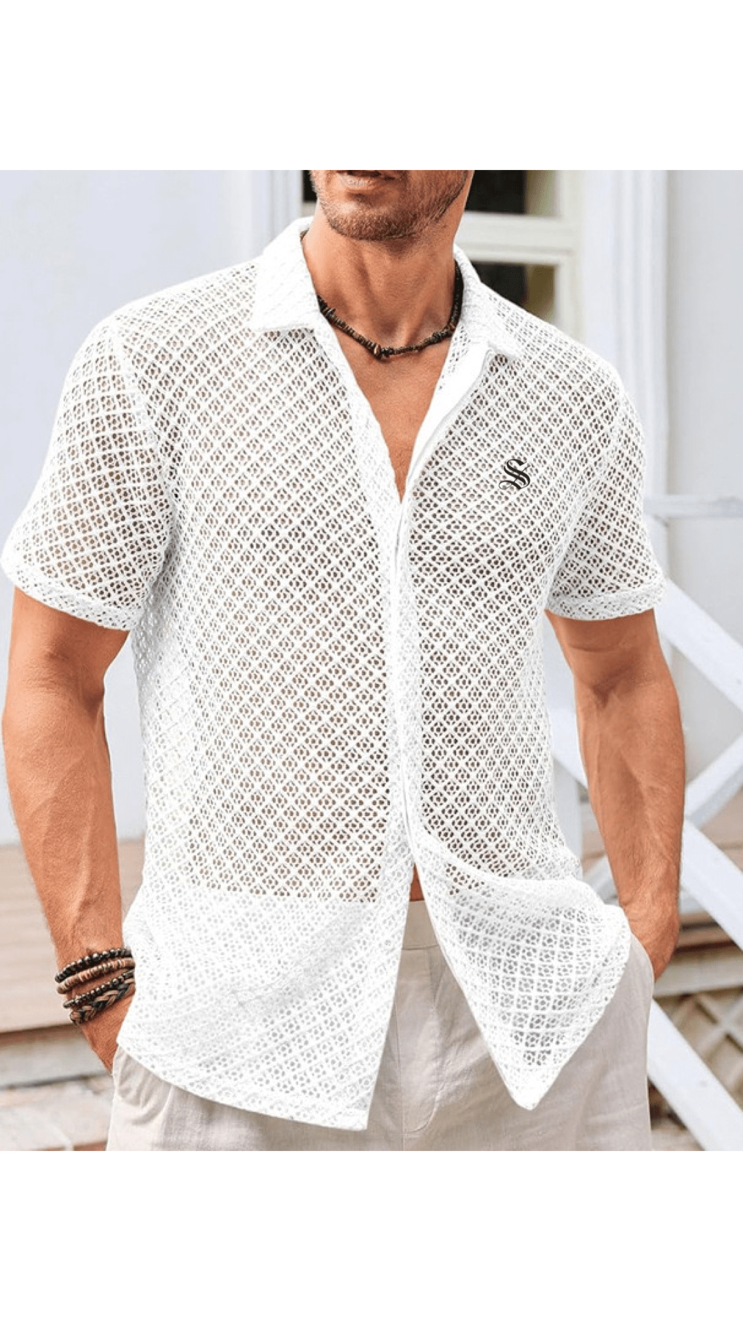 Xuzibo 16 - Short Sleeves Shirt for Men - Sarman Fashion - Wholesale Clothing Fashion Brand for Men from Canada