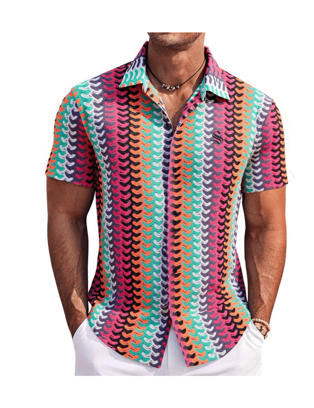 Xuzibo 3 - Short Sleeves Shirt for Men - Sarman Fashion - Wholesale Clothing Fashion Brand for Men from Canada