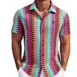 Xuzibo 3 - Short Sleeves Shirt for Men - Sarman Fashion - Wholesale Clothing Fashion Brand for Men from Canada