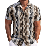 Xuzibo 3 - Short Sleeves Shirt for Men - Sarman Fashion - Wholesale Clothing Fashion Brand for Men from Canada