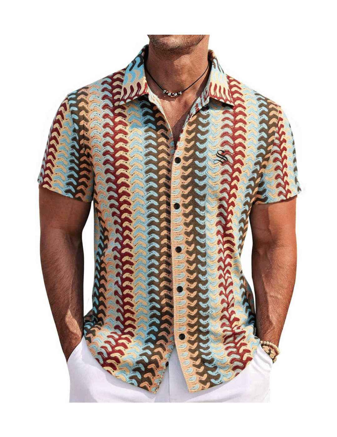 Xuzibo 3 - Short Sleeves Shirt for Men - Sarman Fashion - Wholesale Clothing Fashion Brand for Men from Canada