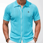 Xuzibo 38 - Short Sleeves Shirt for Men - Sarman Fashion - Wholesale Clothing Fashion Brand for Men from Canada