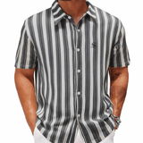 Xuzibo 4 - Short Sleeves Shirt for Men - Sarman Fashion - Wholesale Clothing Fashion Brand for Men from Canada
