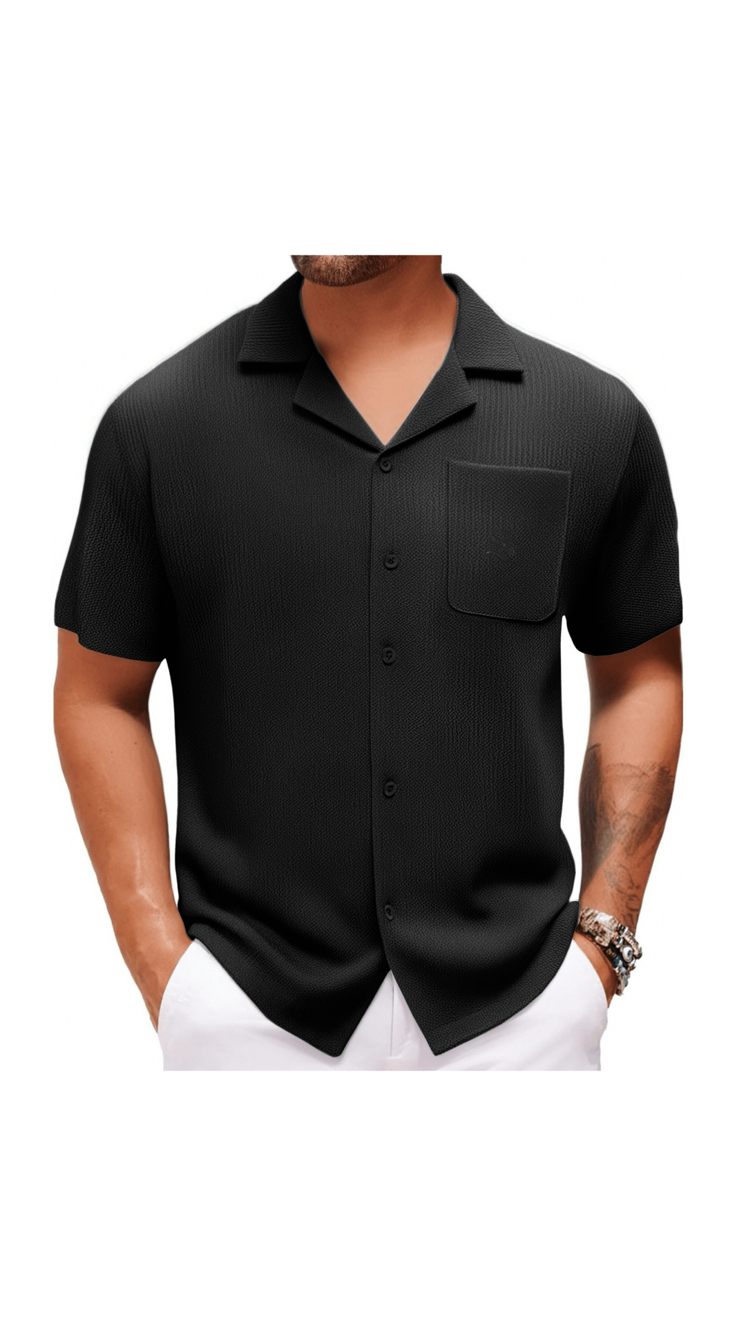 Xuzibo 6 - Short Sleeves Shirt for Men - Sarman Fashion - Wholesale Clothing Fashion Brand for Men from Canada