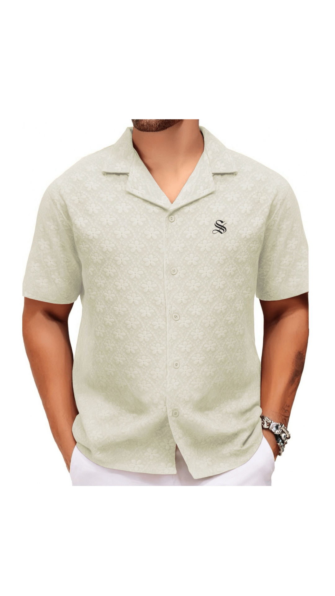 Xuzibo 8 - Short Sleeves Shirt for Men - Sarman Fashion - Wholesale Clothing Fashion Brand for Men from Canada