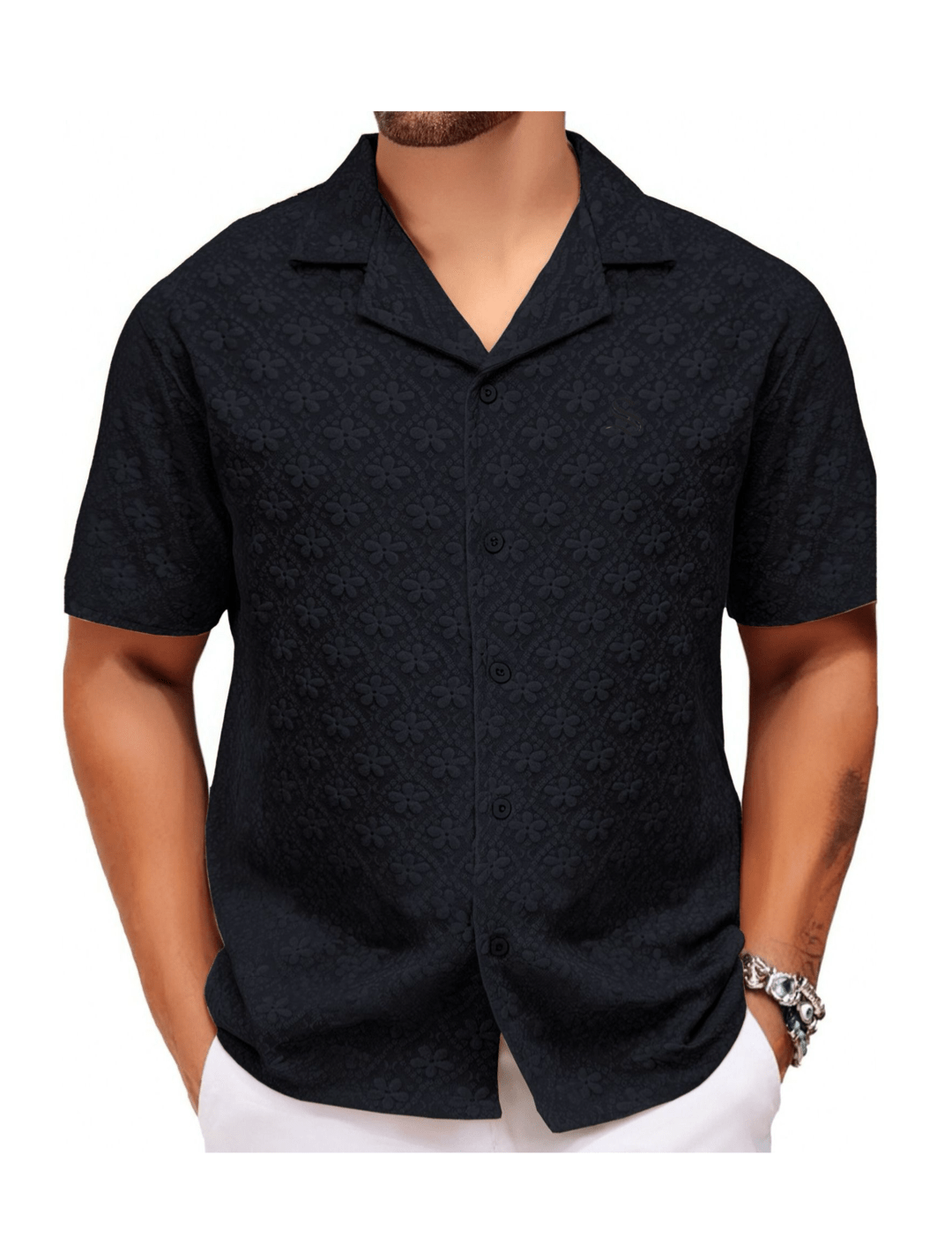 Xuzibo 8 - Short Sleeves Shirt for Men - Sarman Fashion - Wholesale Clothing Fashion Brand for Men from Canada