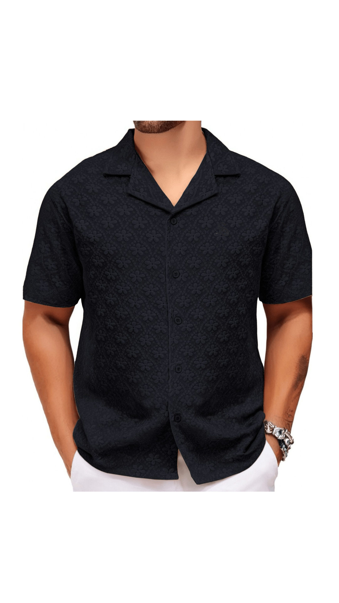 Xuzibo 8 - Short Sleeves Shirt for Men - Sarman Fashion - Wholesale Clothing Fashion Brand for Men from Canada