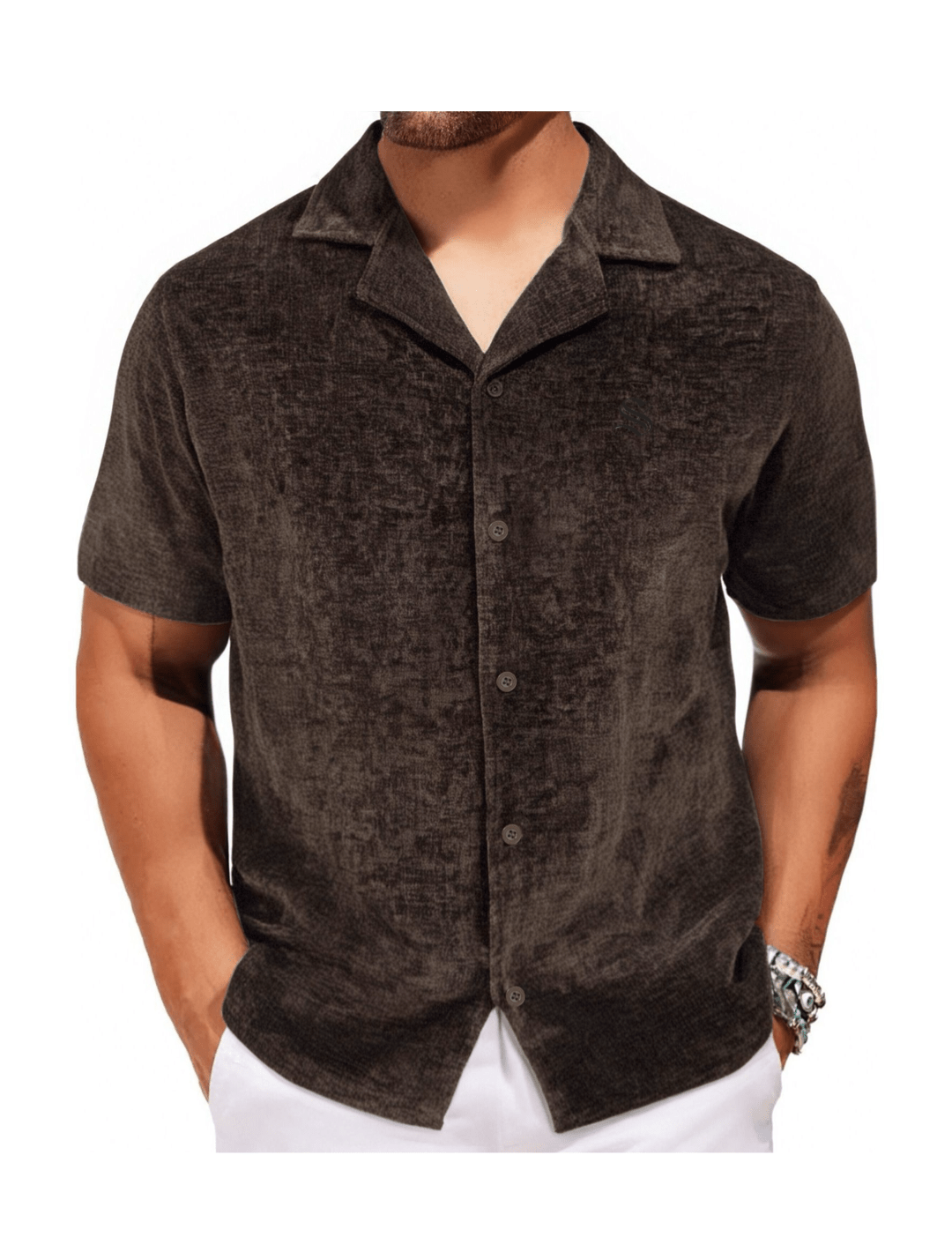 Xuzibo 9 - Short Sleeves Shirt for Men - Sarman Fashion - Wholesale Clothing Fashion Brand for Men from Canada