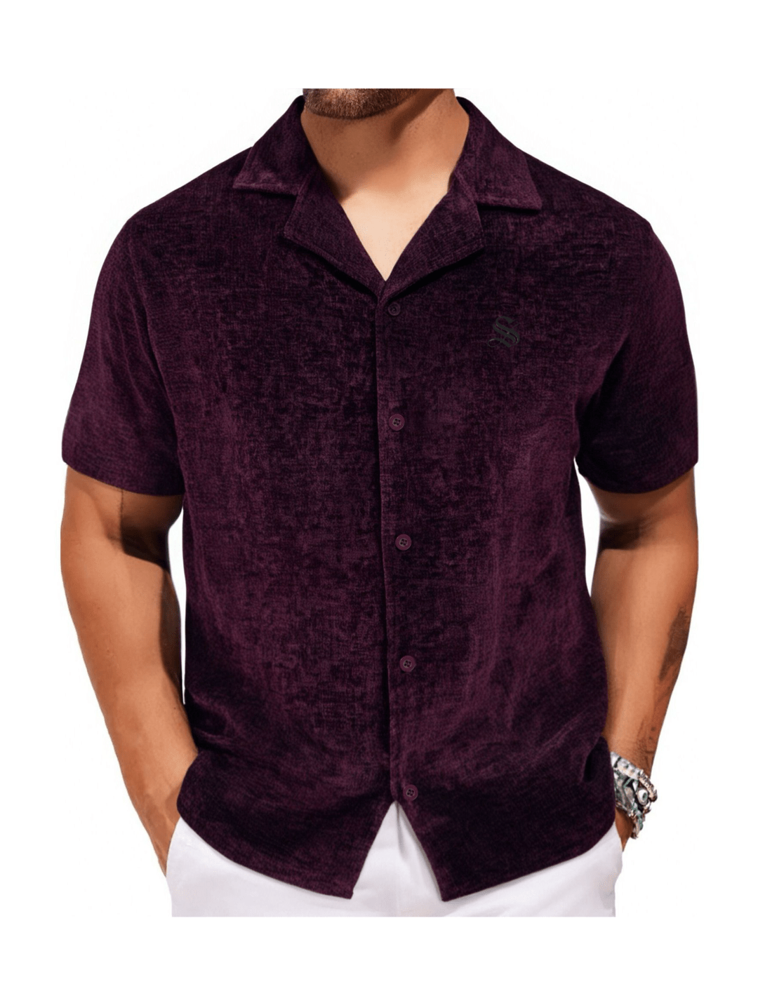 Xuzibo 9 - Short Sleeves Shirt for Men - Sarman Fashion - Wholesale Clothing Fashion Brand for Men from Canada