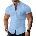 Xuzibo - Short Sleeves Shirt for Men - Sarman Fashion - Wholesale Clothing Fashion Brand for Men from Canada