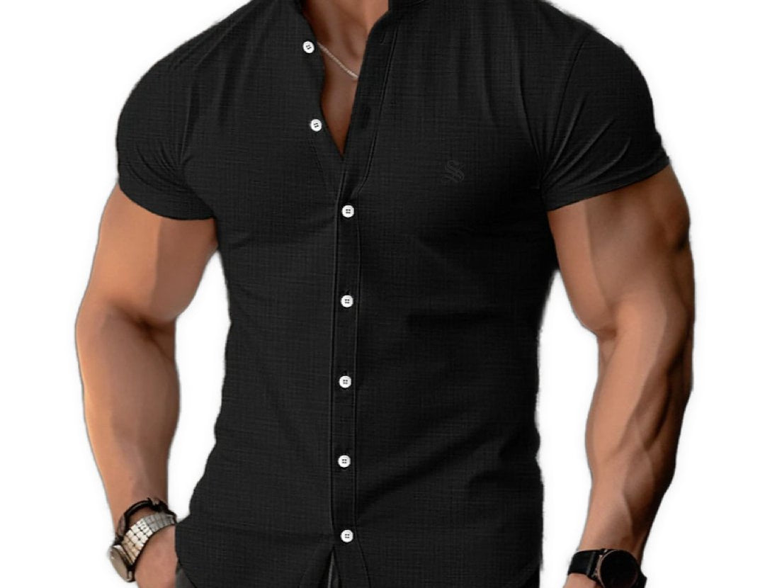 Xuzibo - Short Sleeves Shirt for Men - Sarman Fashion - Wholesale Clothing Fashion Brand for Men from Canada