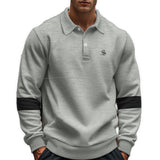 Yneb - Long Sleeves Polo Shirt for Men - Sarman Fashion - Wholesale Clothing Fashion Brand for Men from Canada
