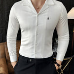 YYTYI - Long Sleeves Shirt for Men - Sarman Fashion - Wholesale Clothing Fashion Brand for Men from Canada