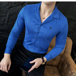 YYTYI - Long Sleeves Shirt for Men - Sarman Fashion - Wholesale Clothing Fashion Brand for Men from Canada