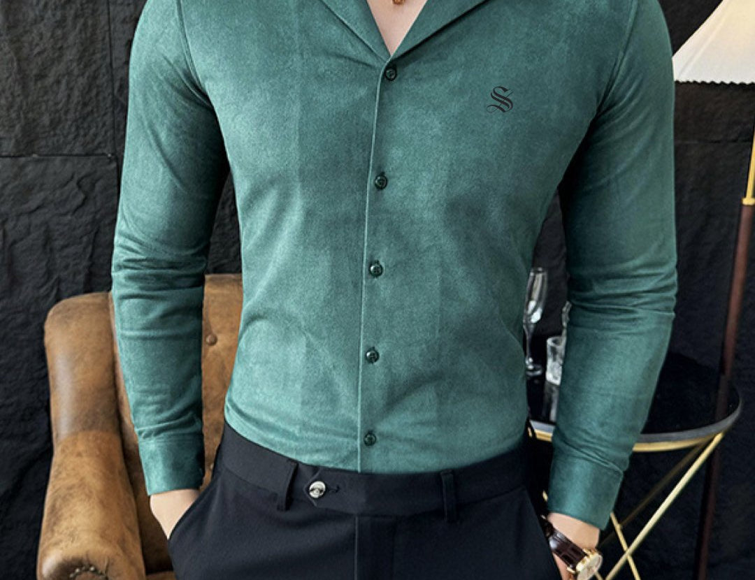YYTYI - Long Sleeves Shirt for Men - Sarman Fashion - Wholesale Clothing Fashion Brand for Men from Canada