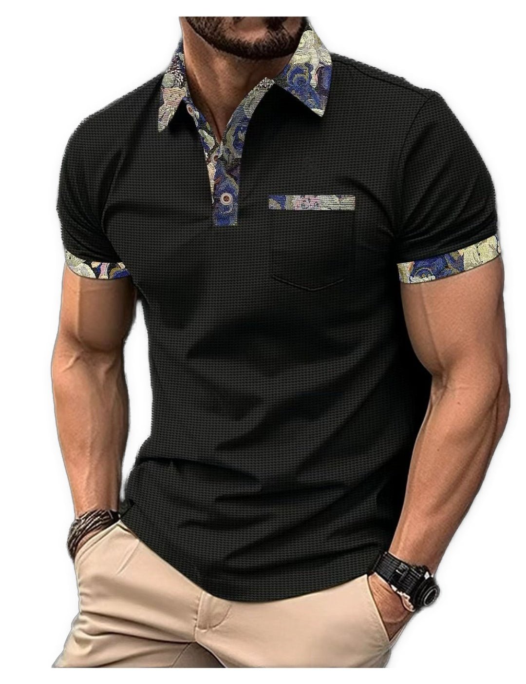 Zakna - Polo Shirt for Men - Sarman Fashion - Wholesale Clothing Fashion Brand for Men from Canada