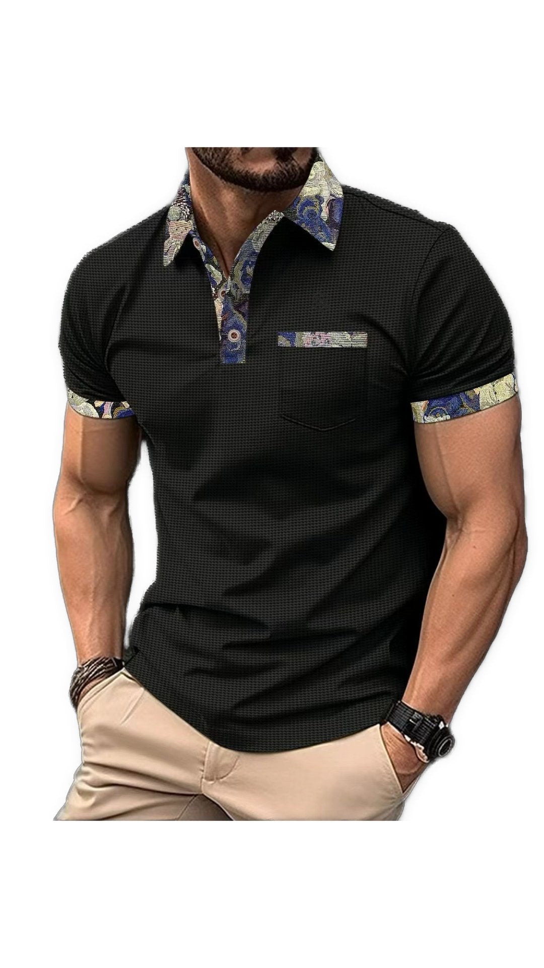 Zakna - Polo Shirt for Men - Sarman Fashion - Wholesale Clothing Fashion Brand for Men from Canada