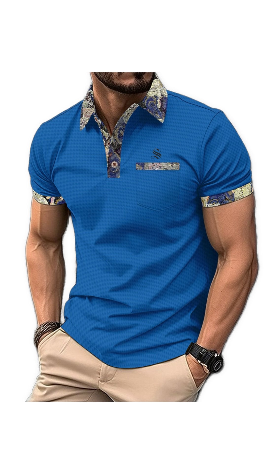 Zakna - Polo Shirt for Men - Sarman Fashion - Wholesale Clothing Fashion Brand for Men from Canada
