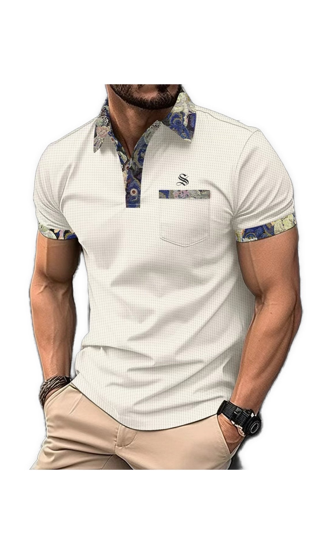 Zakna - Polo Shirt for Men - Sarman Fashion - Wholesale Clothing Fashion Brand for Men from Canada