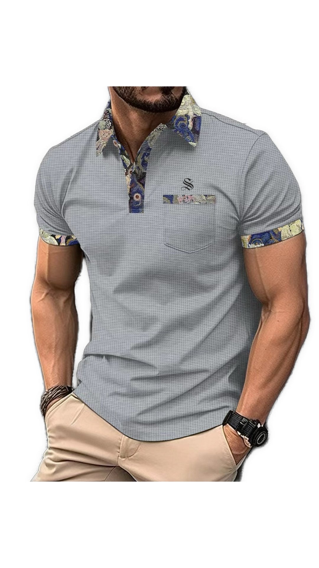 Zakna - Polo Shirt for Men - Sarman Fashion - Wholesale Clothing Fashion Brand for Men from Canada