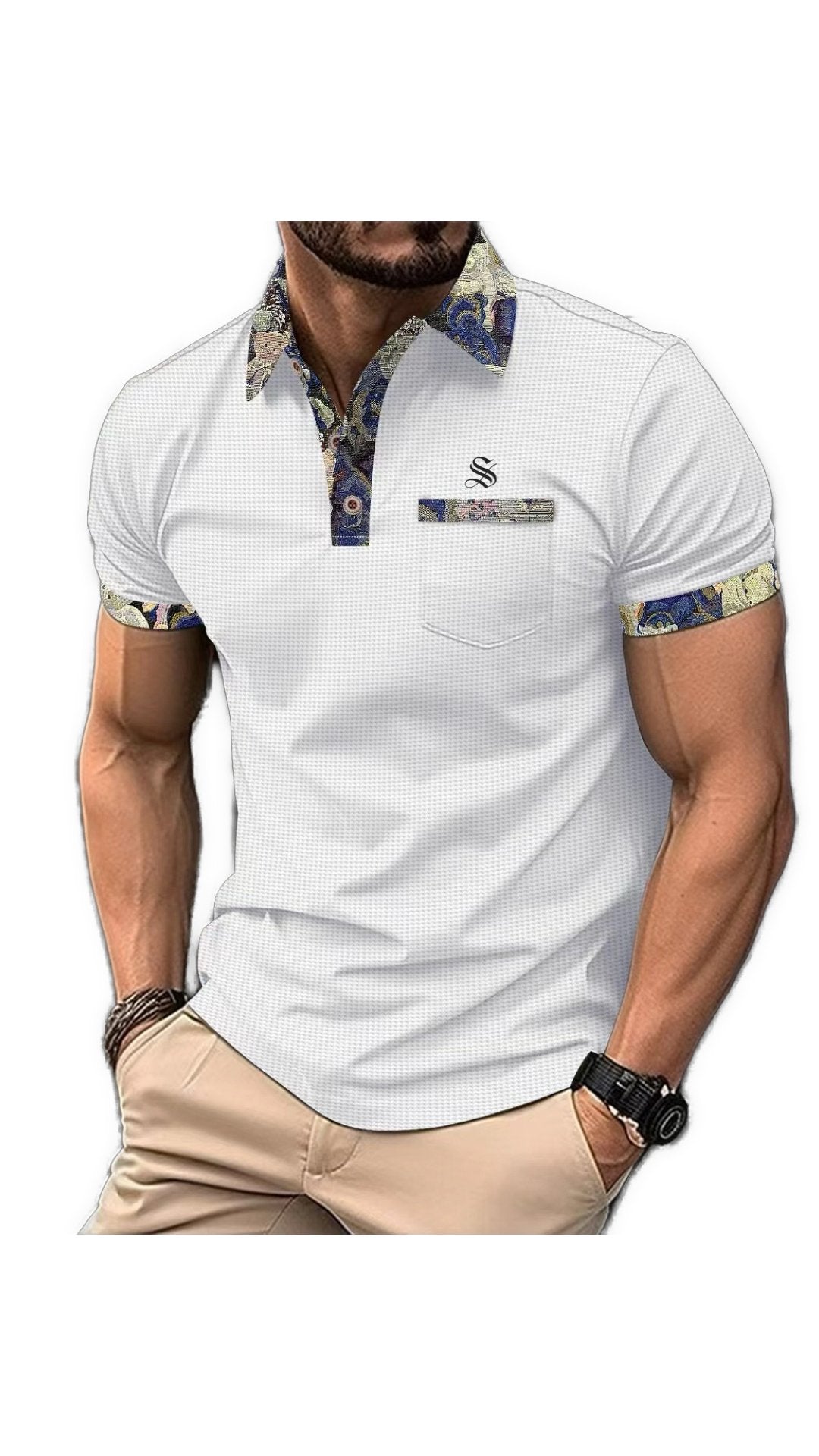 Zakna - Polo Shirt for Men - Sarman Fashion - Wholesale Clothing Fashion Brand for Men from Canada