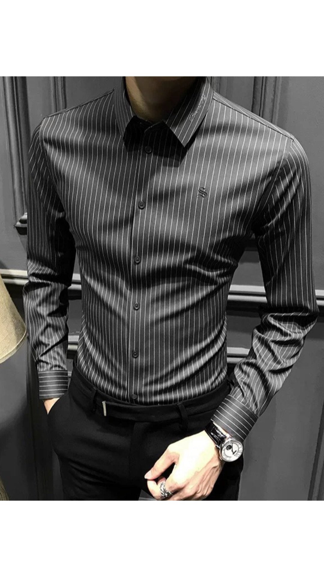Zapa - Long Sleeves Shirt for Men - Sarman Fashion - Wholesale Clothing Fashion Brand for Men from Canada